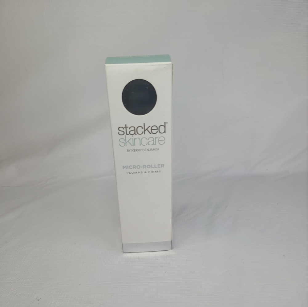 Stacked Skincare Micro-Roller Plumps & Firms by Kerry Benjamin NIB